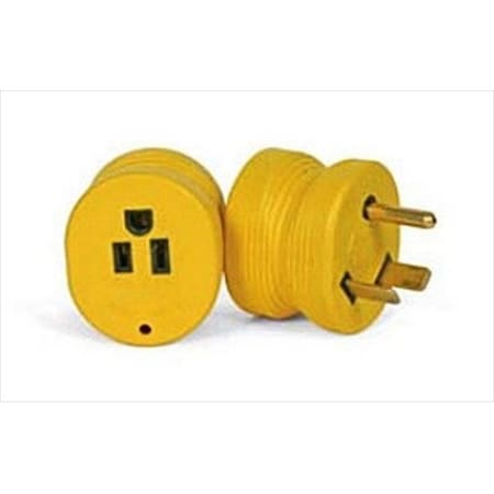 Strike3 55222 RV Trailer Camper Power Grip Electrical Adapter 15M - 30F ST89800